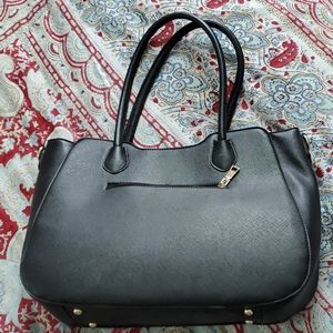 Black Structured Tote